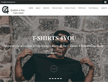 Tablet Screenshot of custom4you.net